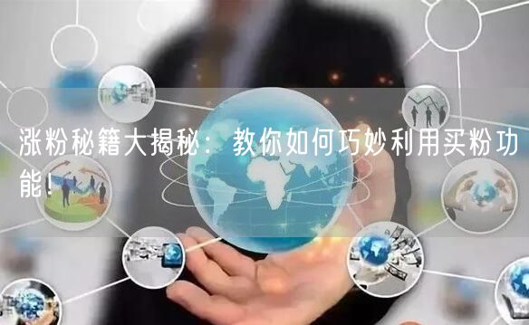 涨粉秘籍大揭秘：教你如何巧妙利用买粉功能！
