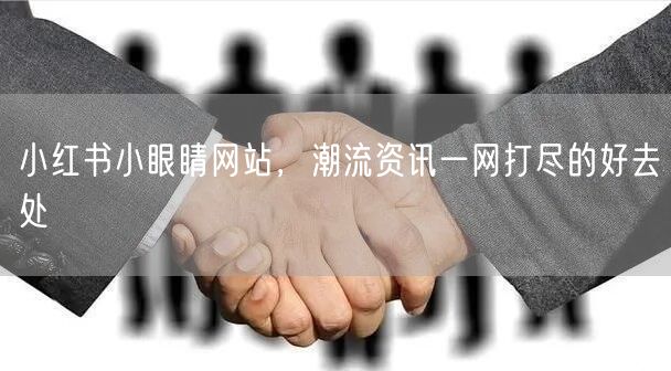 小红书小眼睛网站，潮流资讯一网打尽的好去处